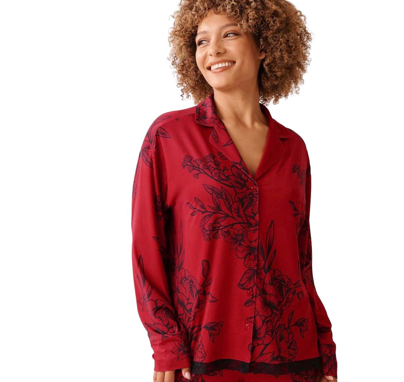 【la Vie en Rose】la Vie en Rose Pajamas 60100166 red  紅