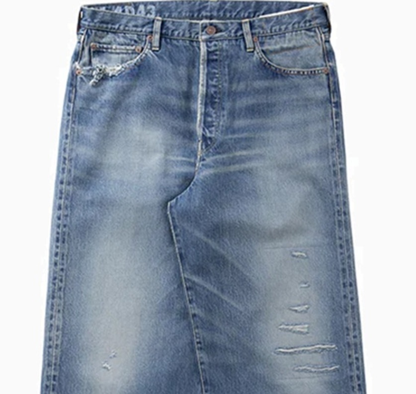 VISVIM 2026 S/S SOCIAL SCULPTURE 01 EX WIDE DAMAGED-43 JEANS - PRE ORDER ITEM (預訂中)