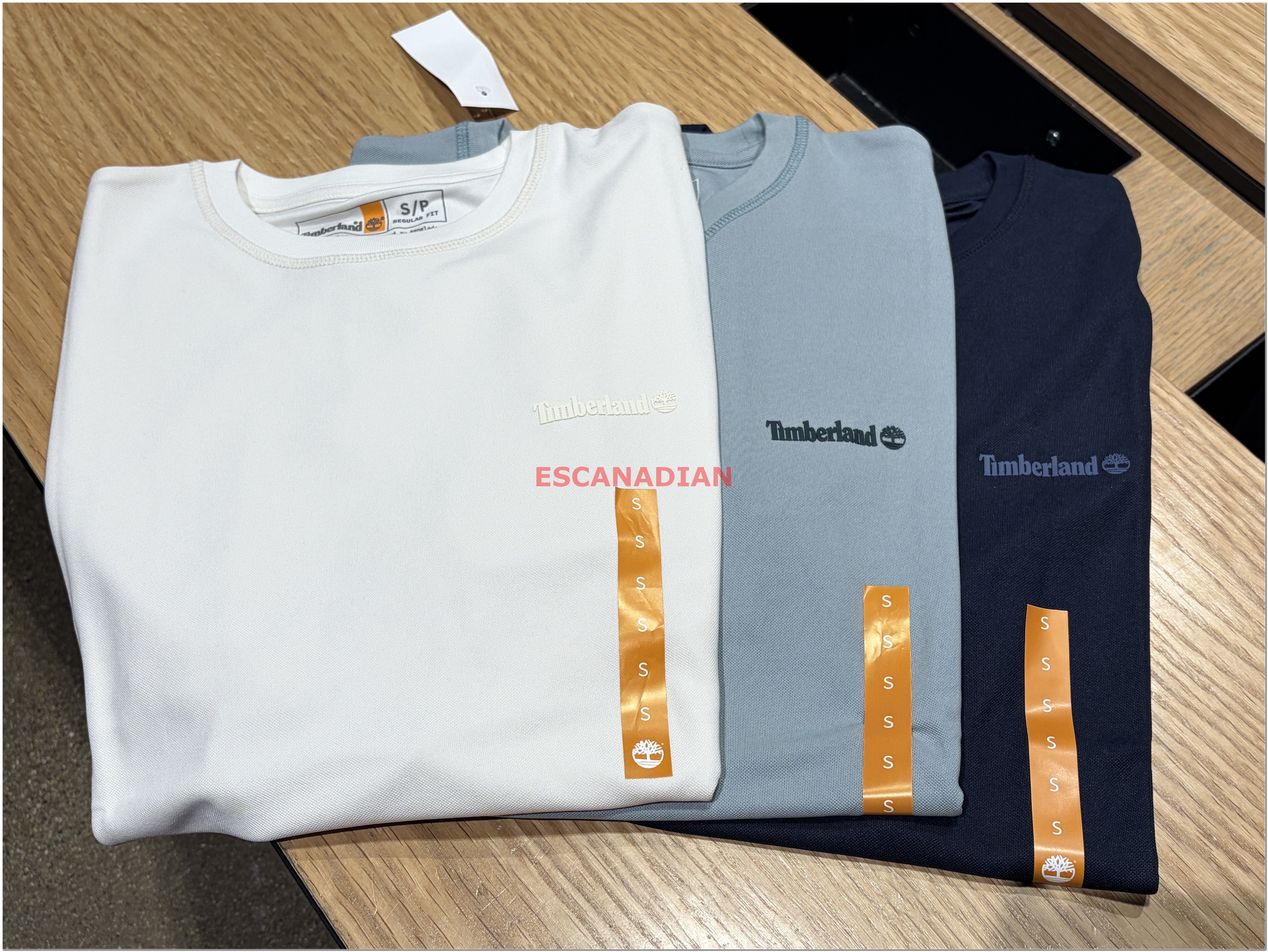 Timberland 大人 機能型 網眼 透氣 快乾材質小字樣 短TEE (3色)