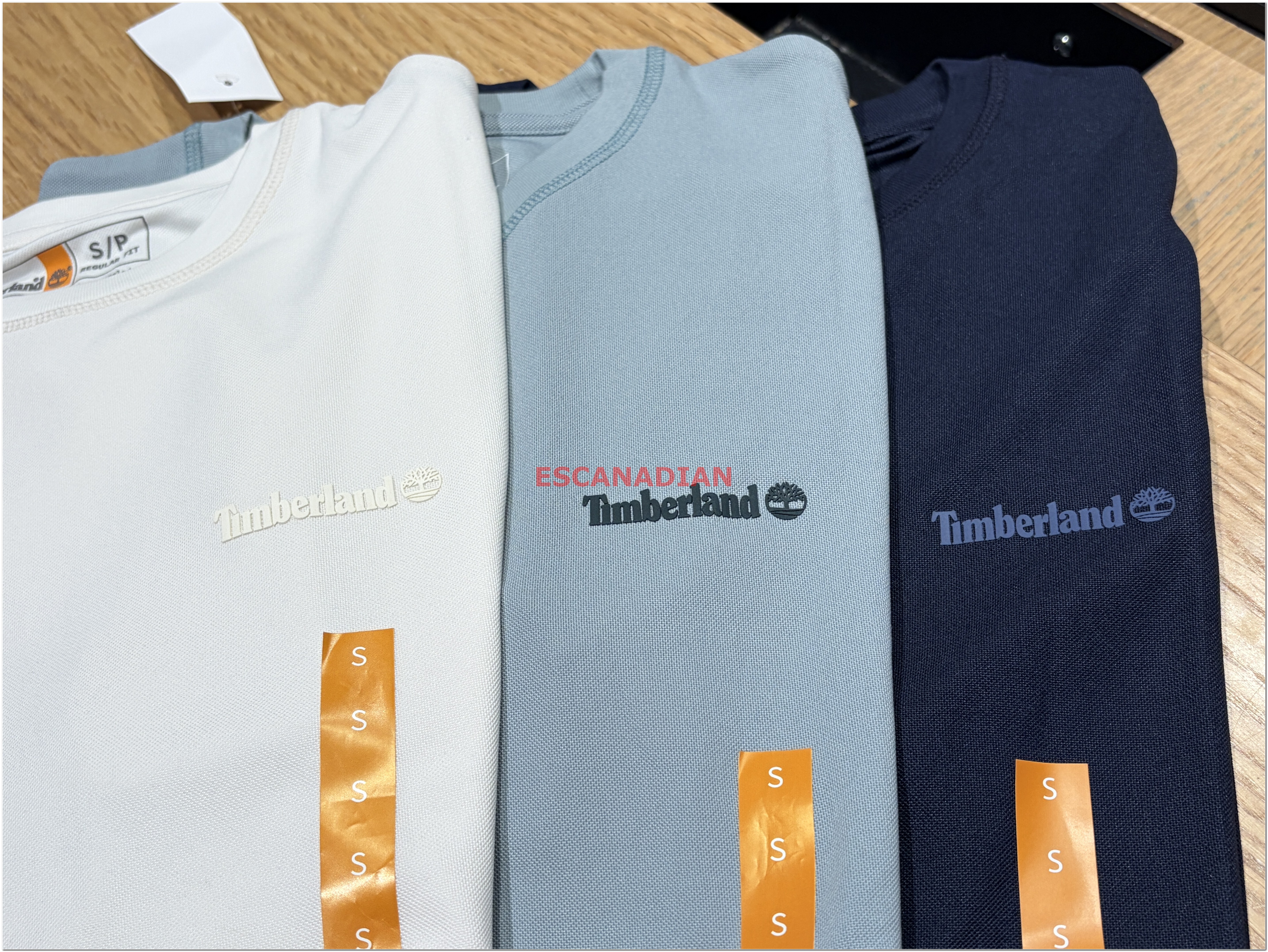 Timberland 大人 機能型 網眼 透氣 快乾材質小字樣 短TEE (3色)