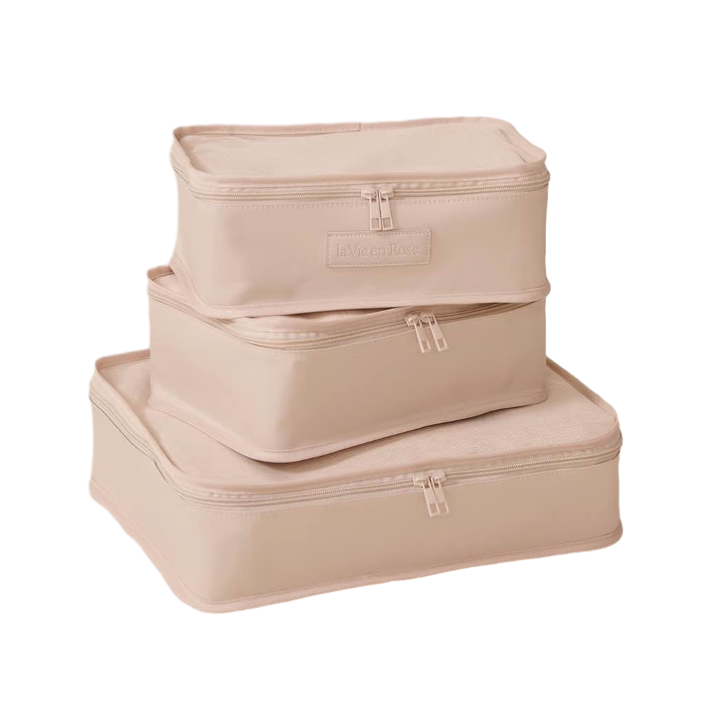 【la Vie en Rose】Travel Packing Cubes  米