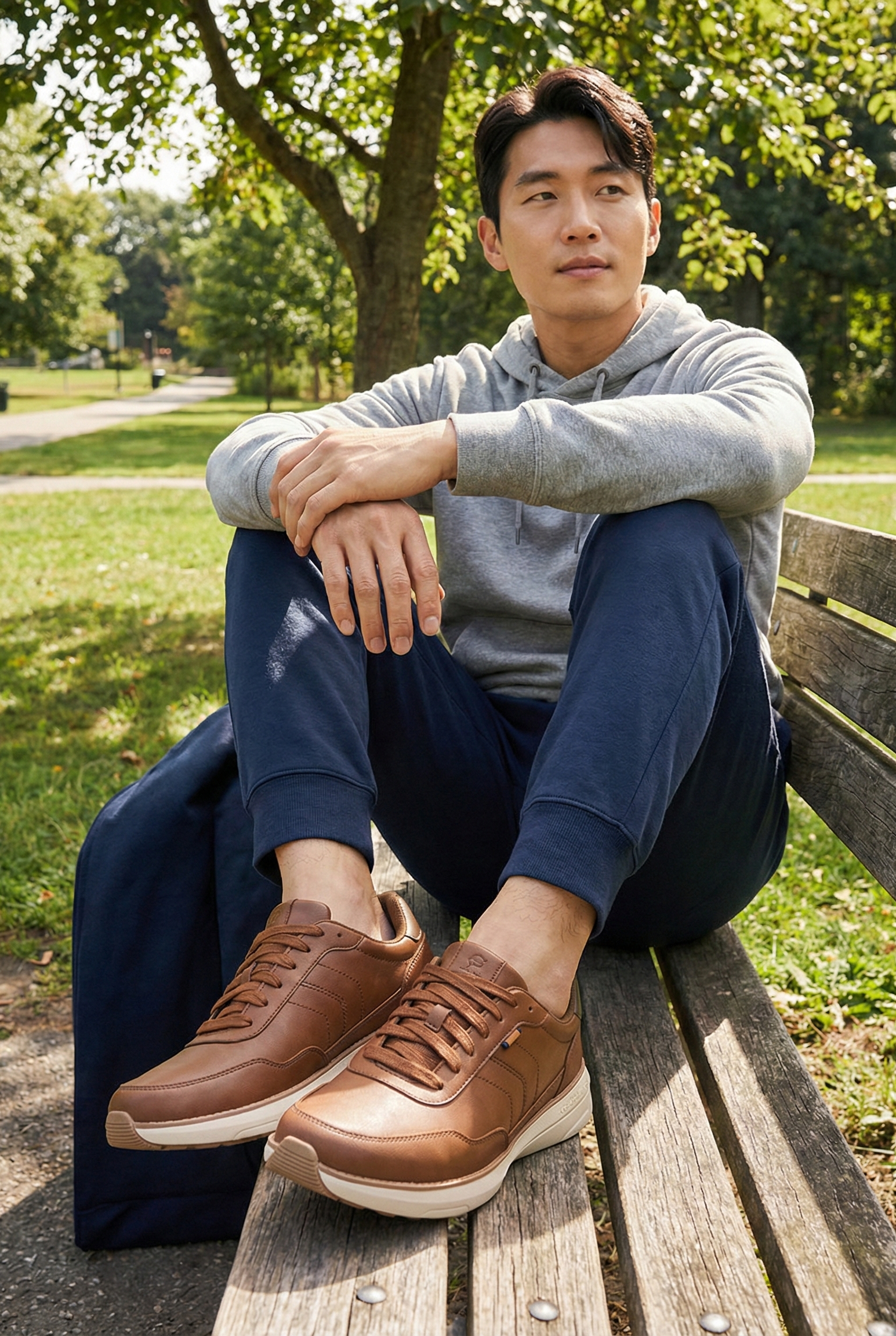 【預購】DR. SCHOLL'S  H021903 男裝休閒平頭牛津鞋