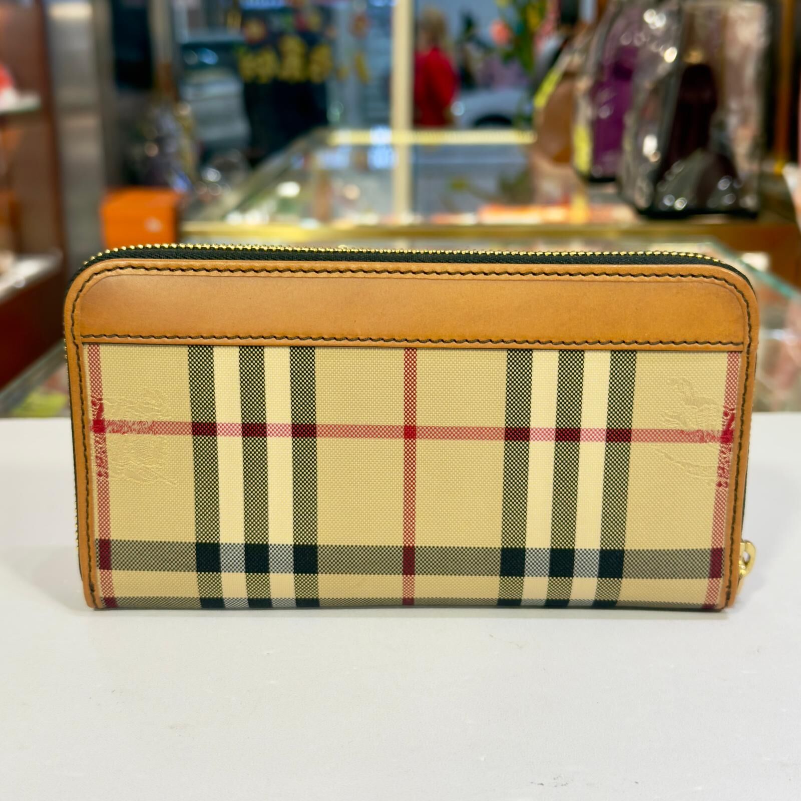 全新BURBERRY LONG ZIPPER WALLET 3978429 巴寶利拉鏈款長銀包 #BRAND NEW #香榭站正品