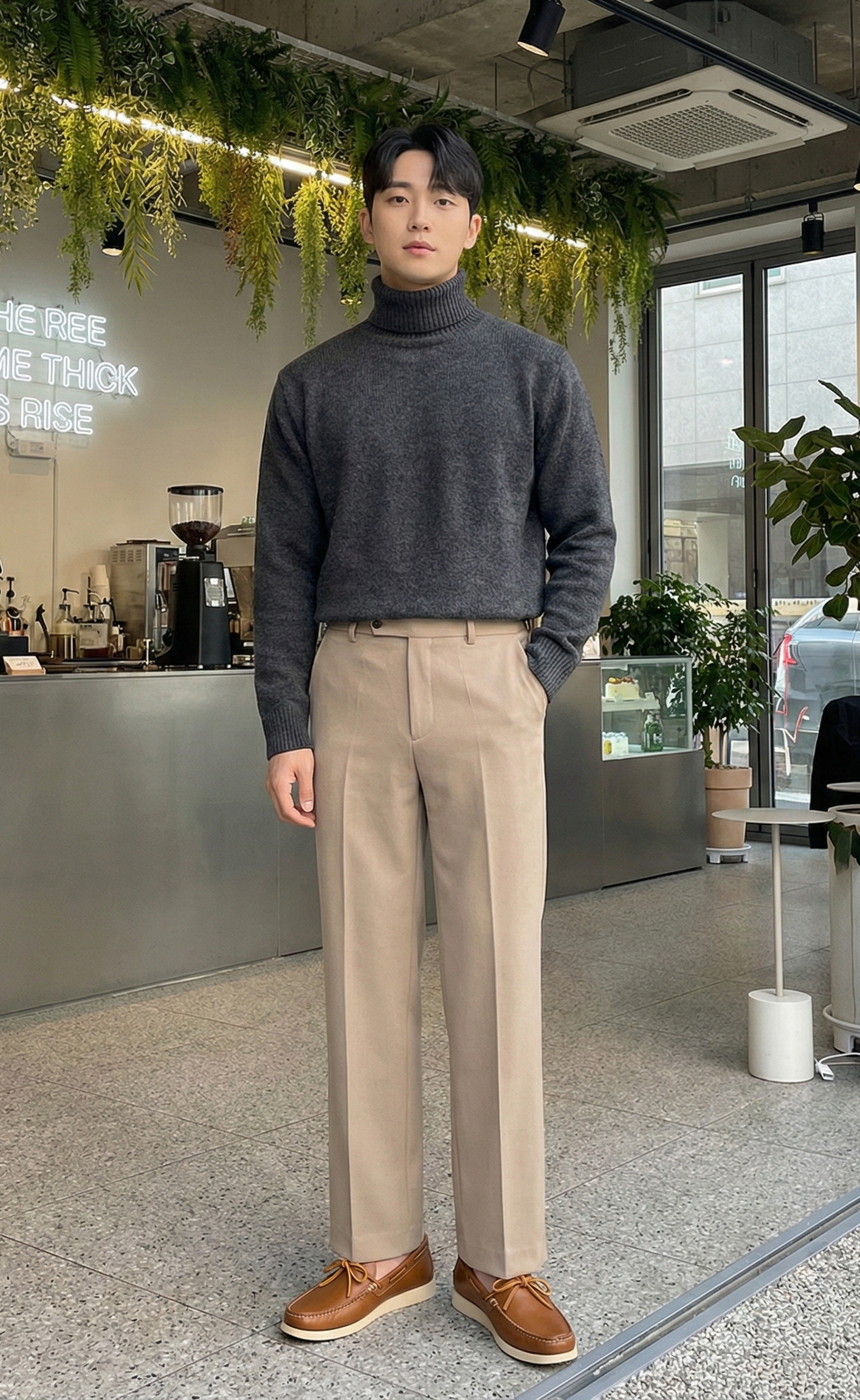 【預購】COLE HAAN H021909 男裝全真皮紳士樂福鞋