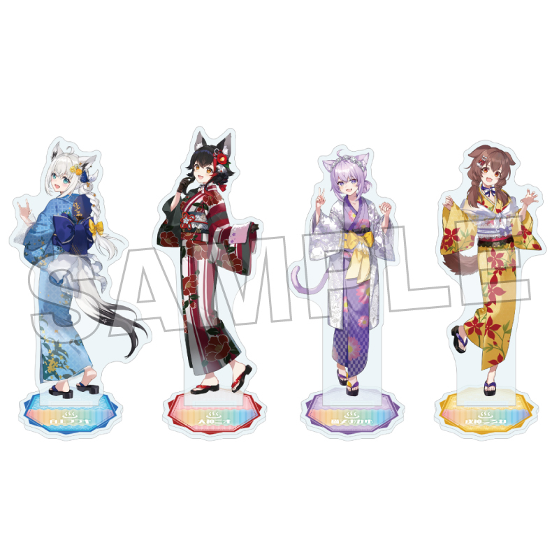 官品代購」hololive GAMERS x 極樂湯合作周邊(白上フブキ🌽/大神ミオ