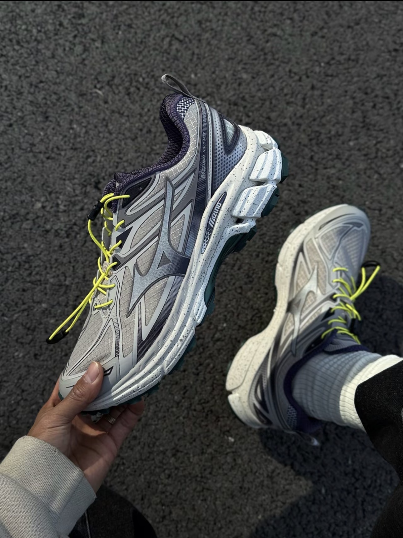 預訂| MIZUNO HALO MIX TL 黃繩灰