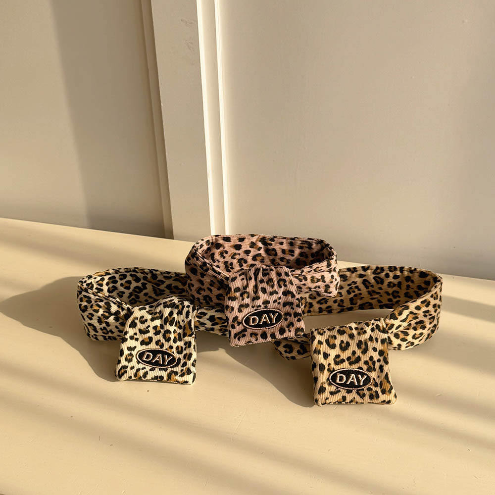 【預購】cuddly day｜燈芯絨豹紋（三色）