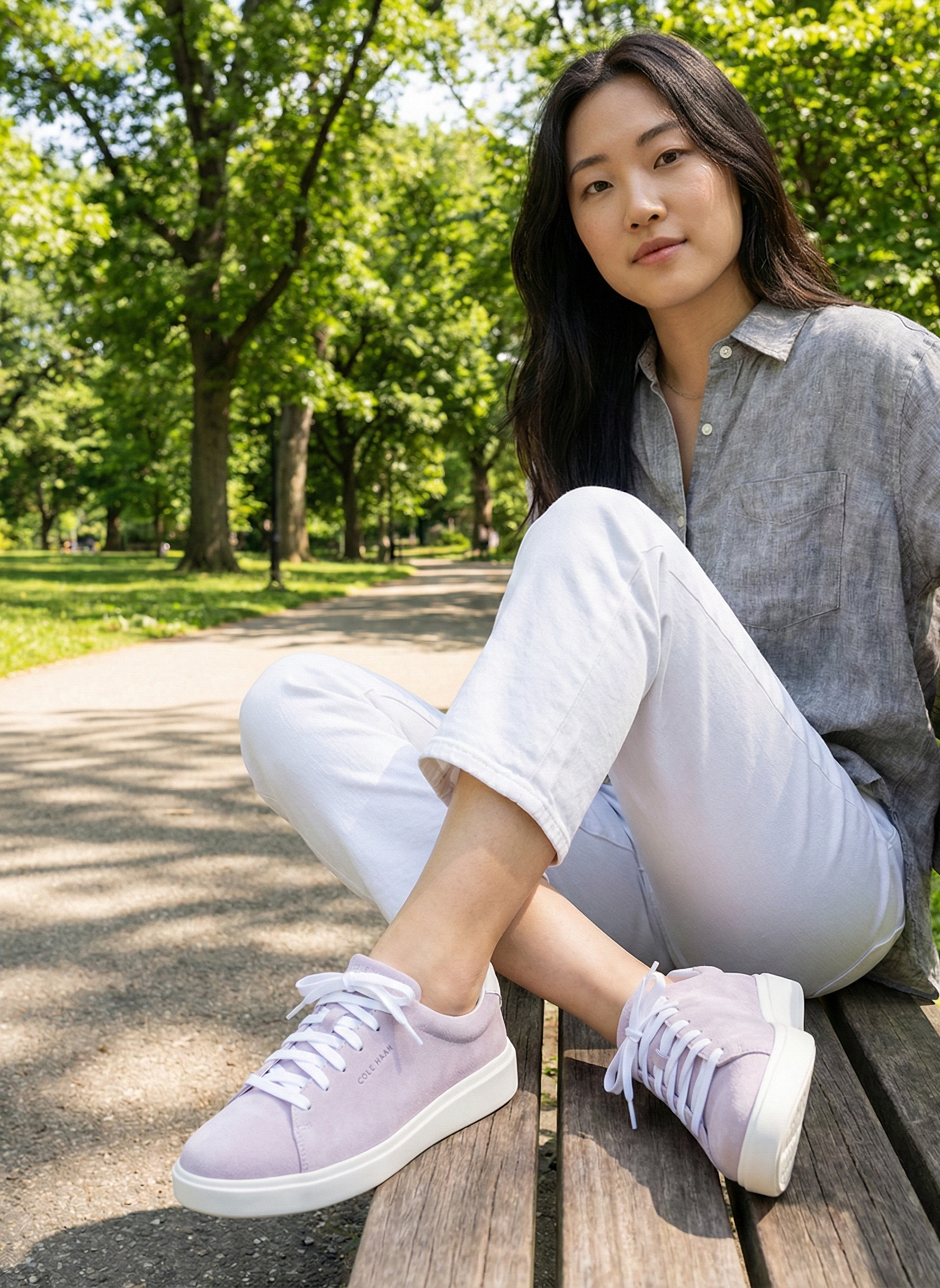 【預購】COLE HAAN H021912 女裝麂皮旅行者運動鞋