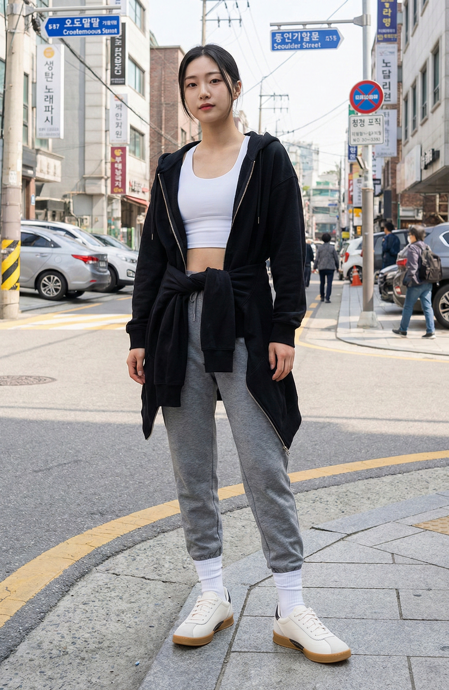 【預購】COLE HAAN H021913 女裝皮革大庭 Brynn 舒適運動鞋