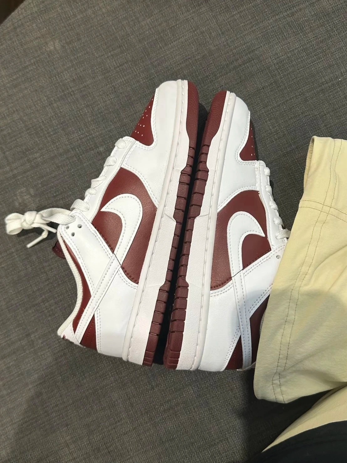 NIKE DUNK DARK 反轉 復古 白酒紅