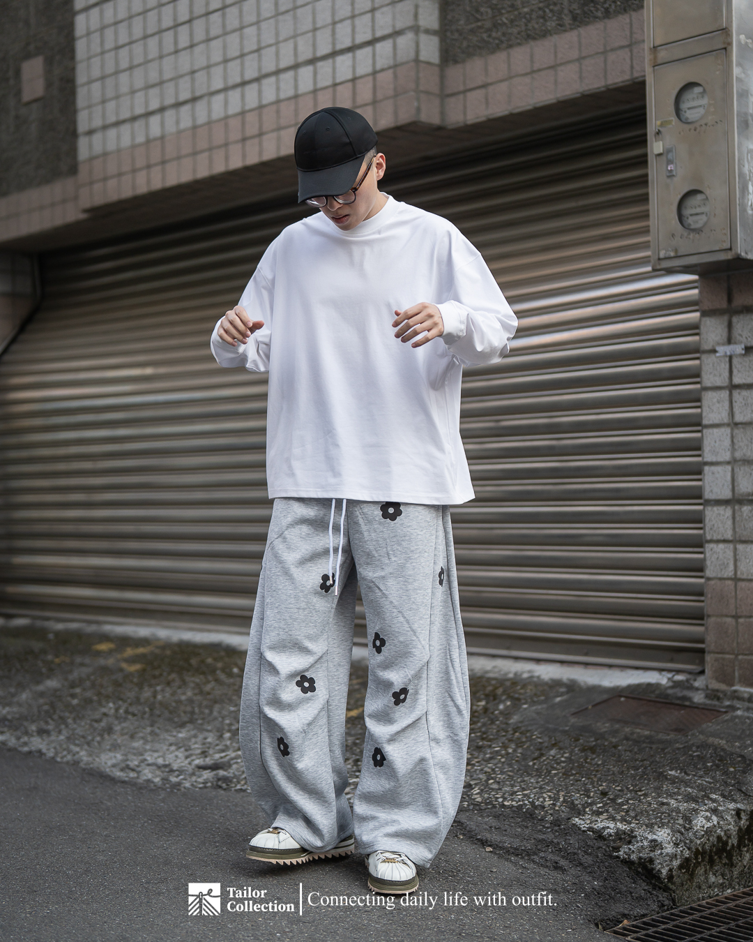 #預購 Tailor collection 花花休閒棉褲 兩色