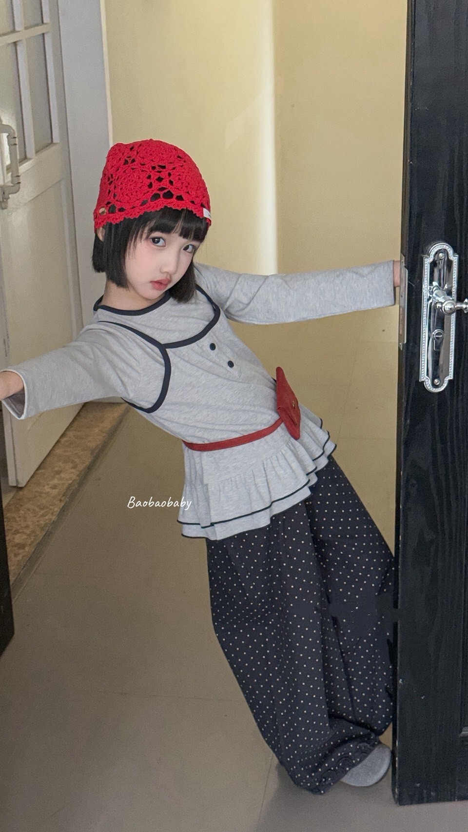 小大人荷葉層次套裝