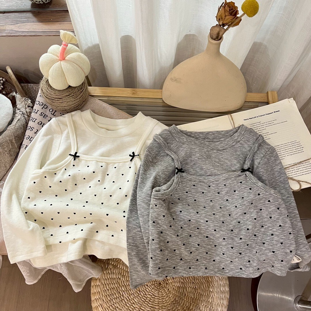 韓系愛心吊帶上衣