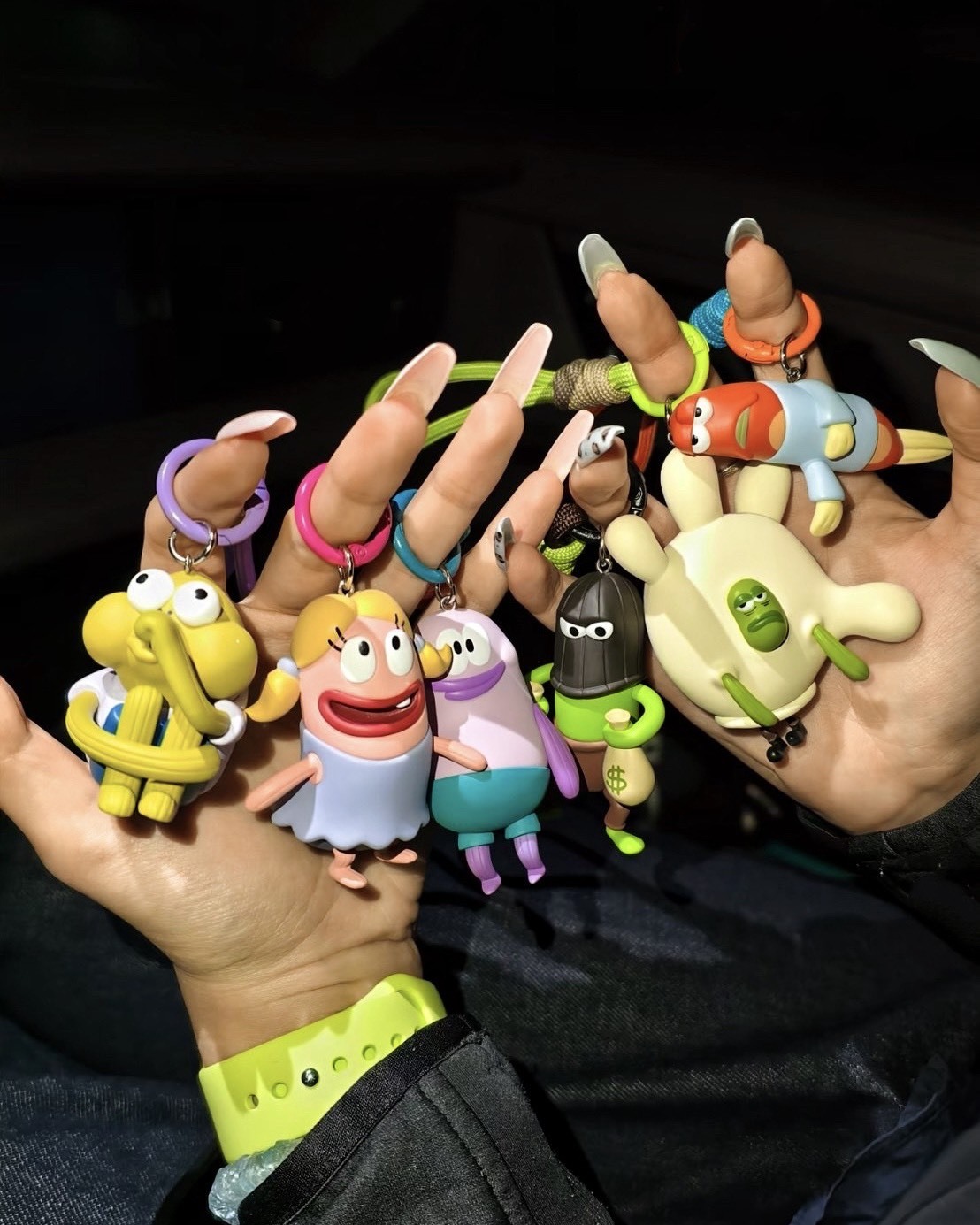 海綿寶寶 比奇堡小魚民系列 盲盒 掛件 吊飾