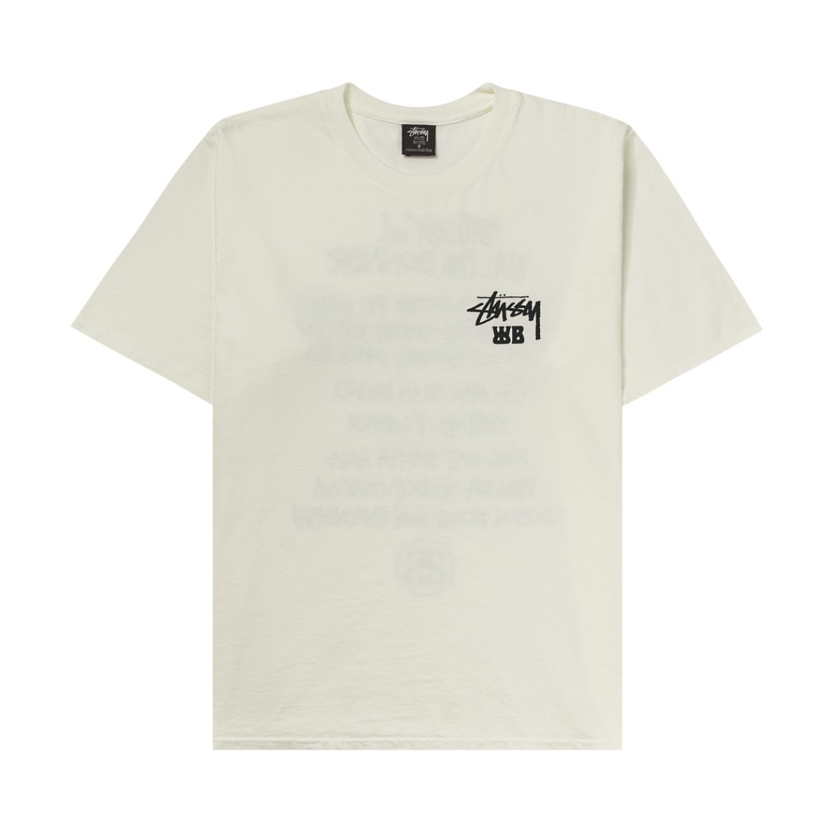 [ Stussy x Wales Bonner Ocean Song ] 象牙色短袖
