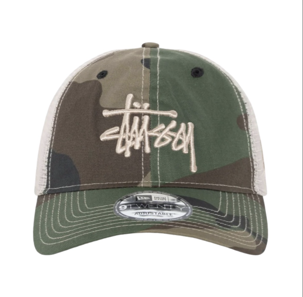 [ Stussy ] New Era 9twenty Basic Trucker 叢林迷彩帽子