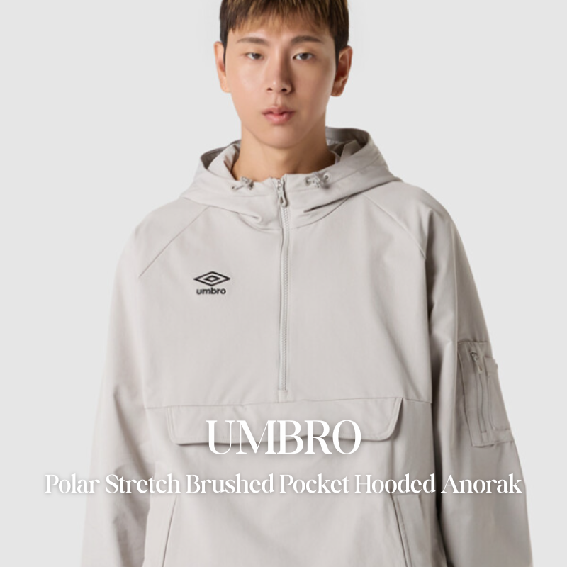 【代購】UMBRO Polar Stretch 保暖刷毛連帽 Anorak