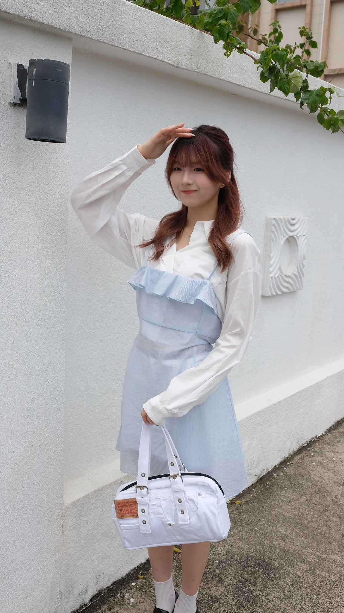 前Ruffle吊帶連身裙👗