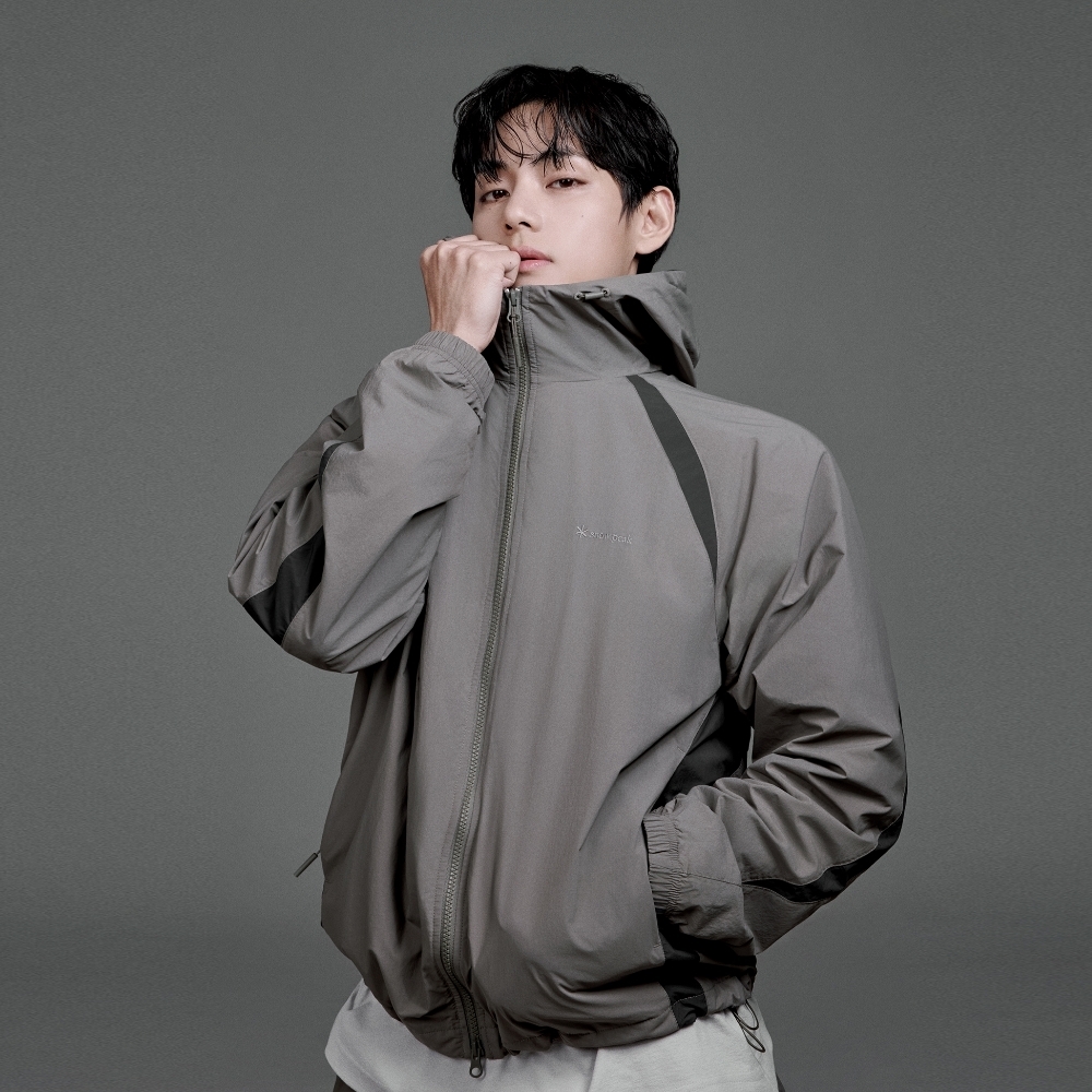 【代購】Snow Peak 輕量塔絲隆撞色防風連帽夾克 BTS V 代言款 S26SUL-WB56