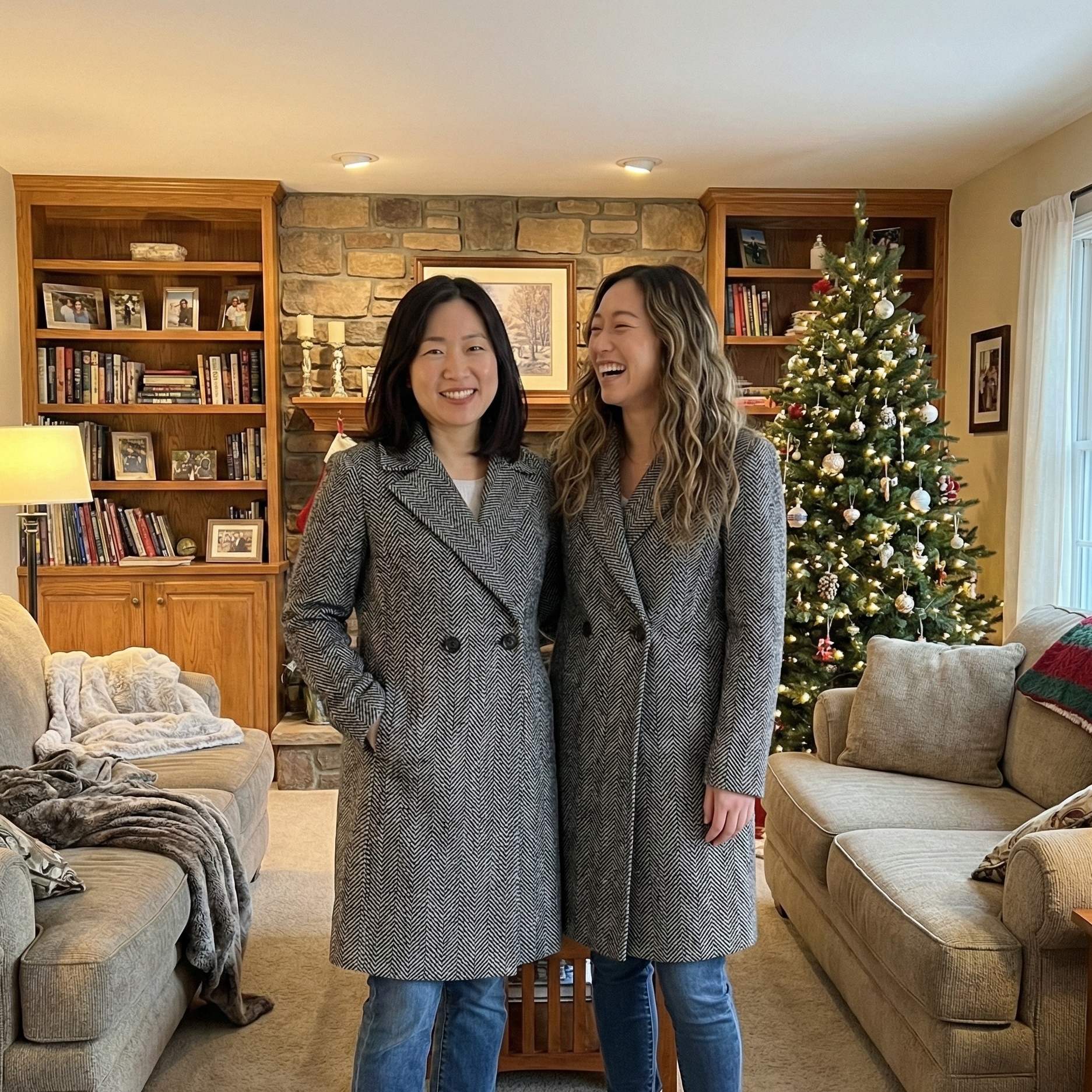 【預購】DKNY H201925 女裝時尚修身長版大衣