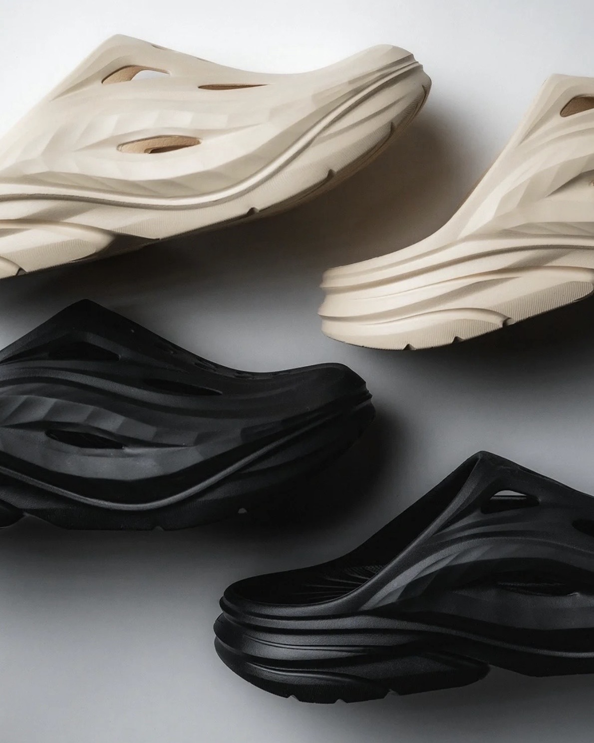 Hoka Ora Recovery Mule 緩震 防水 恢復拖鞋 香草