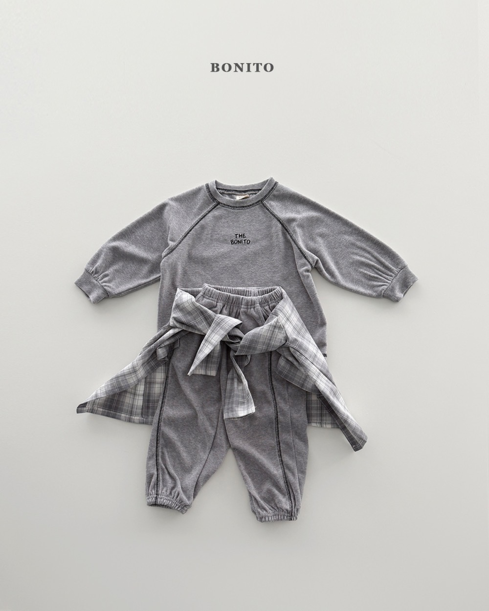 Bonito 拼色車線休閒套裝 / 3色