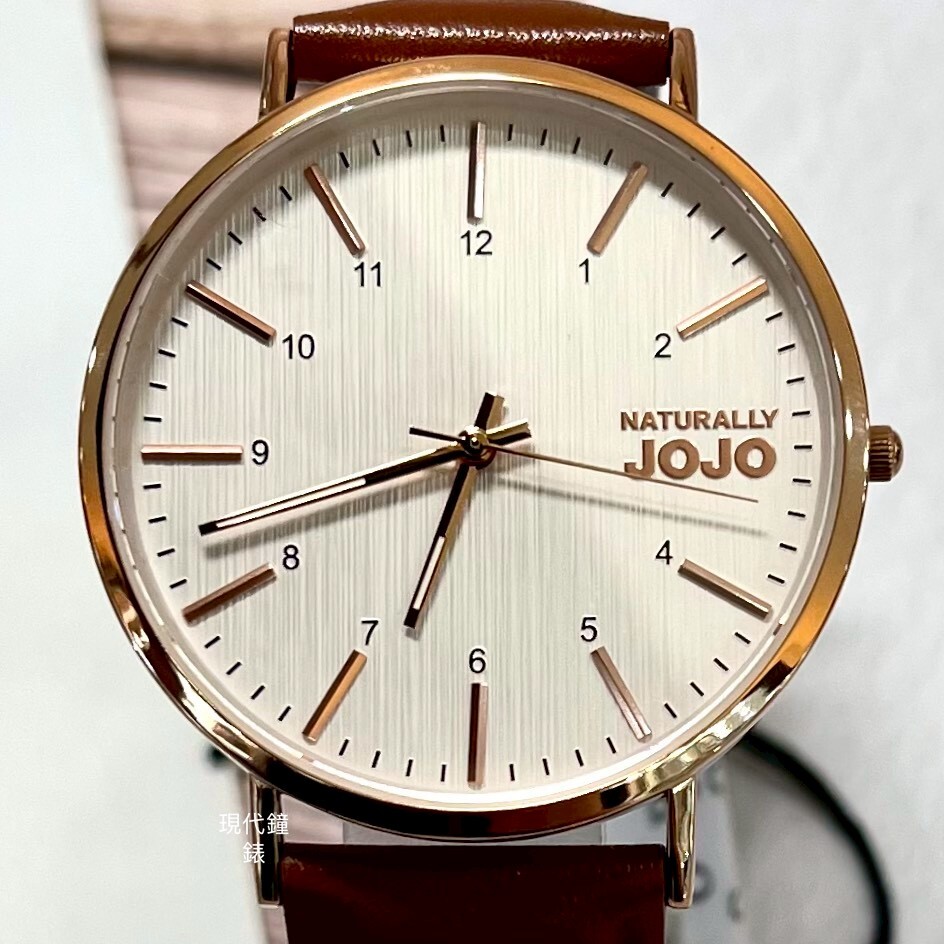 【NATURALLY JOJO】簡約文青系列(白小)JO96997-80R 36mm 現代鐘錶