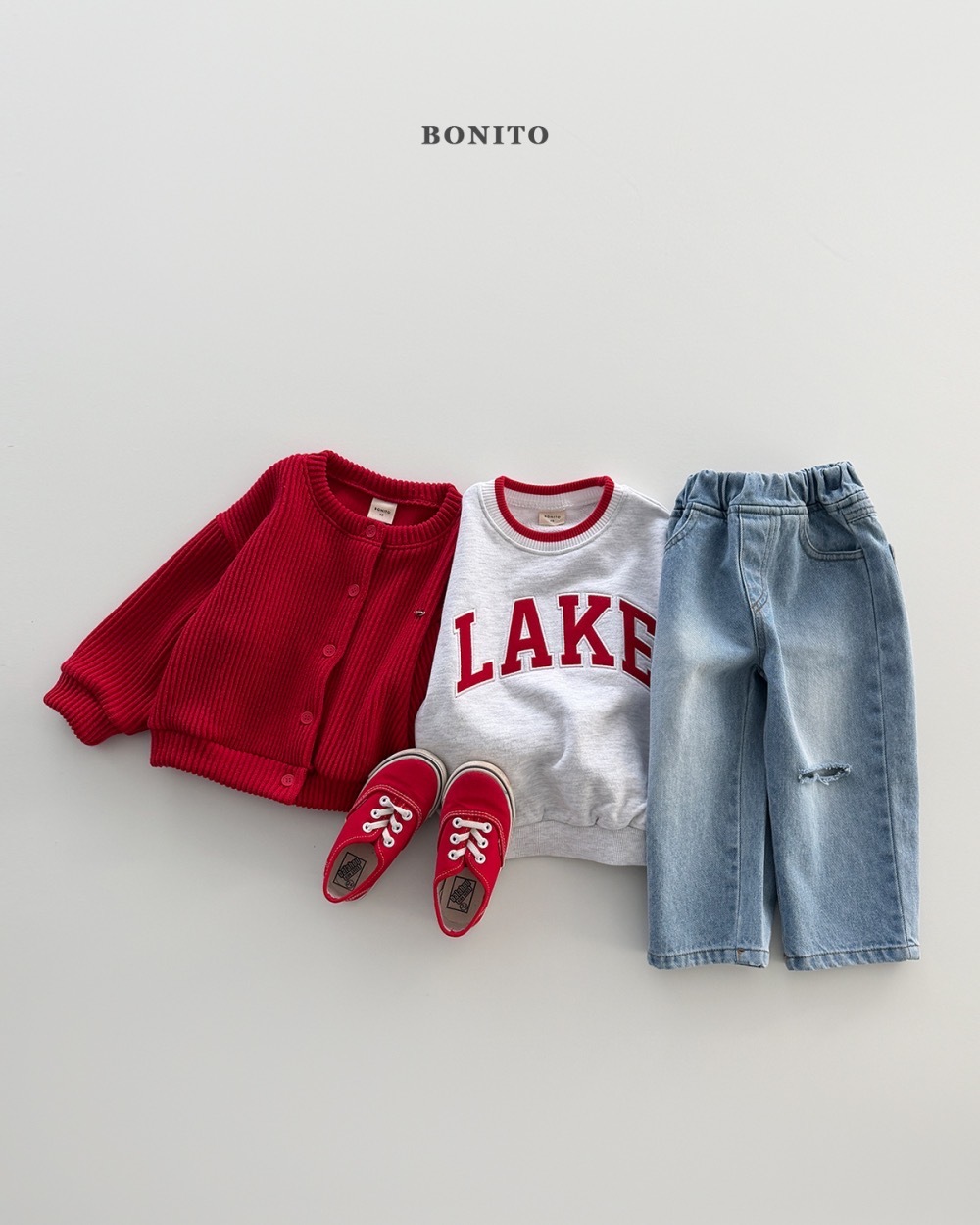 Bonito 刷破牛仔褲 / 2色