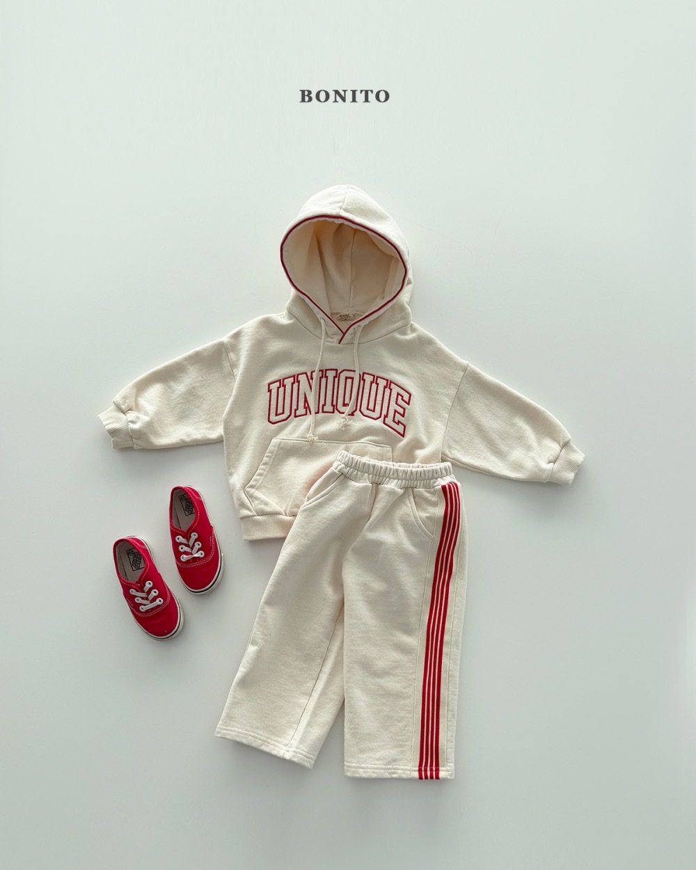 Bonito 側條紋寬鬆褲 / 3色