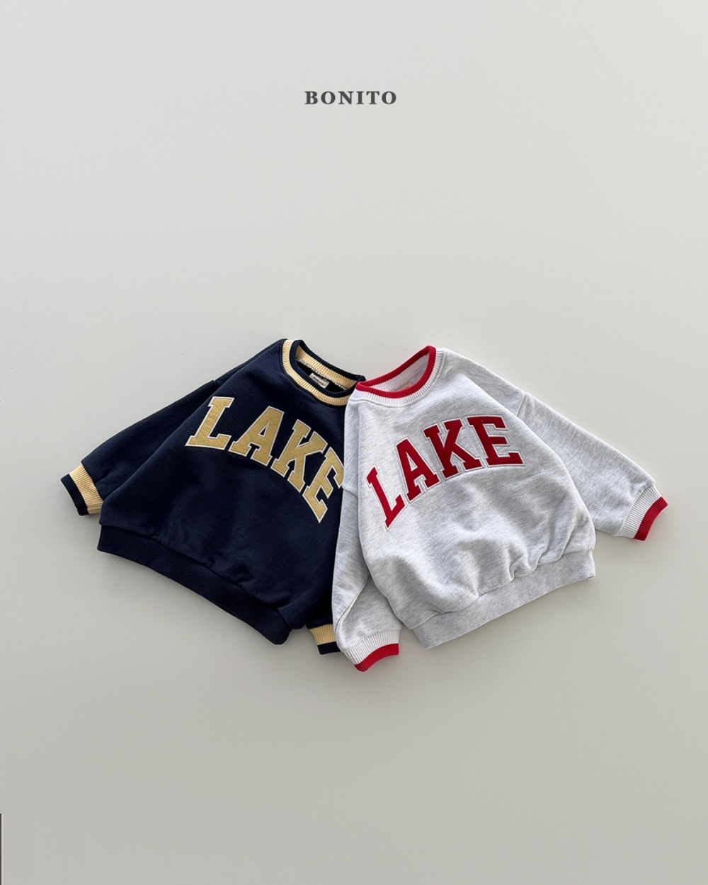 Bonito LAKE 撞色大學 tee / 2色