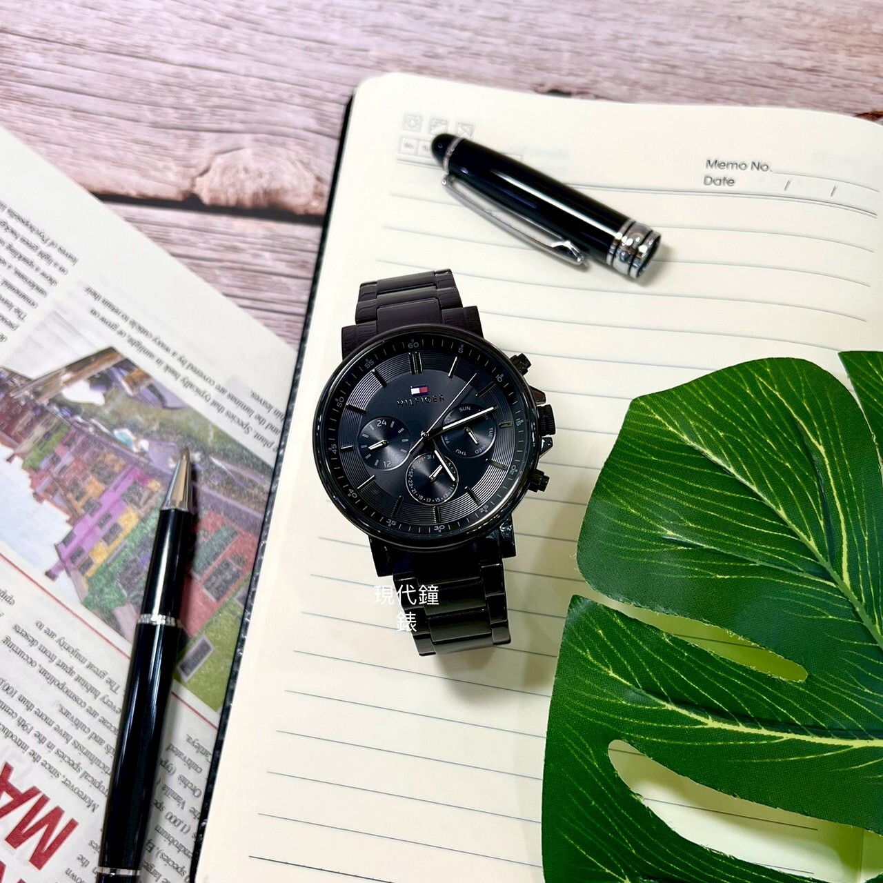 【Tommy Hilfiger】紳士休閒三眼設計系列 1710590 44mm  現代鐘錶