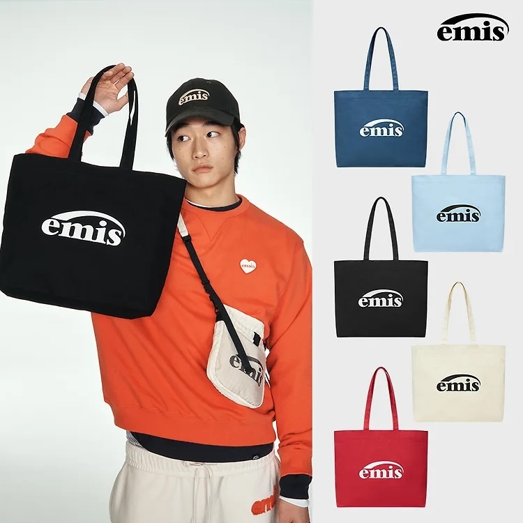 emis LOGO OXFORD SHOULDER BAGS