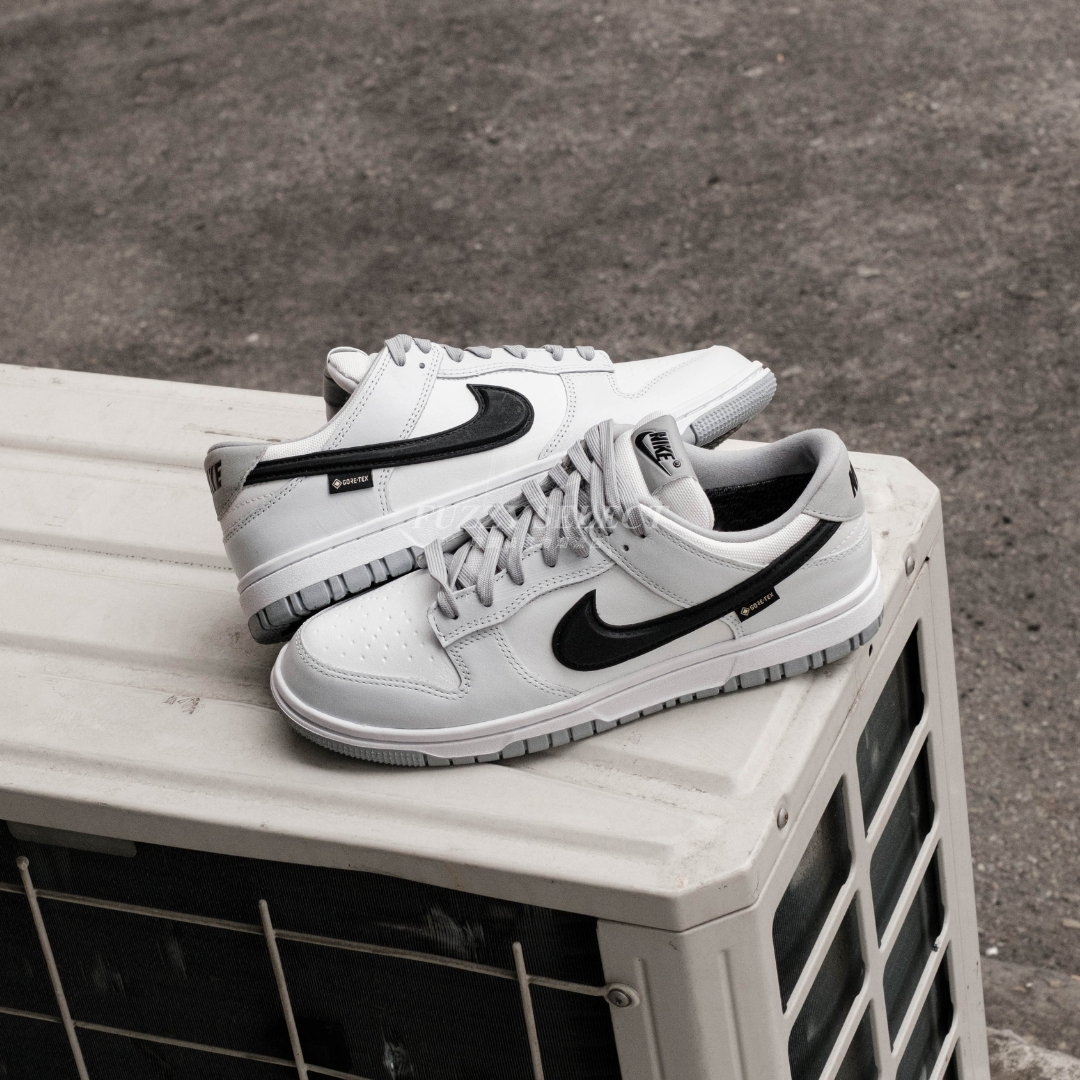 【逢甲 FUZZY】Nike Dunk Low Gore-Tex "White Black" 灰黑 防水 HQ2053-100