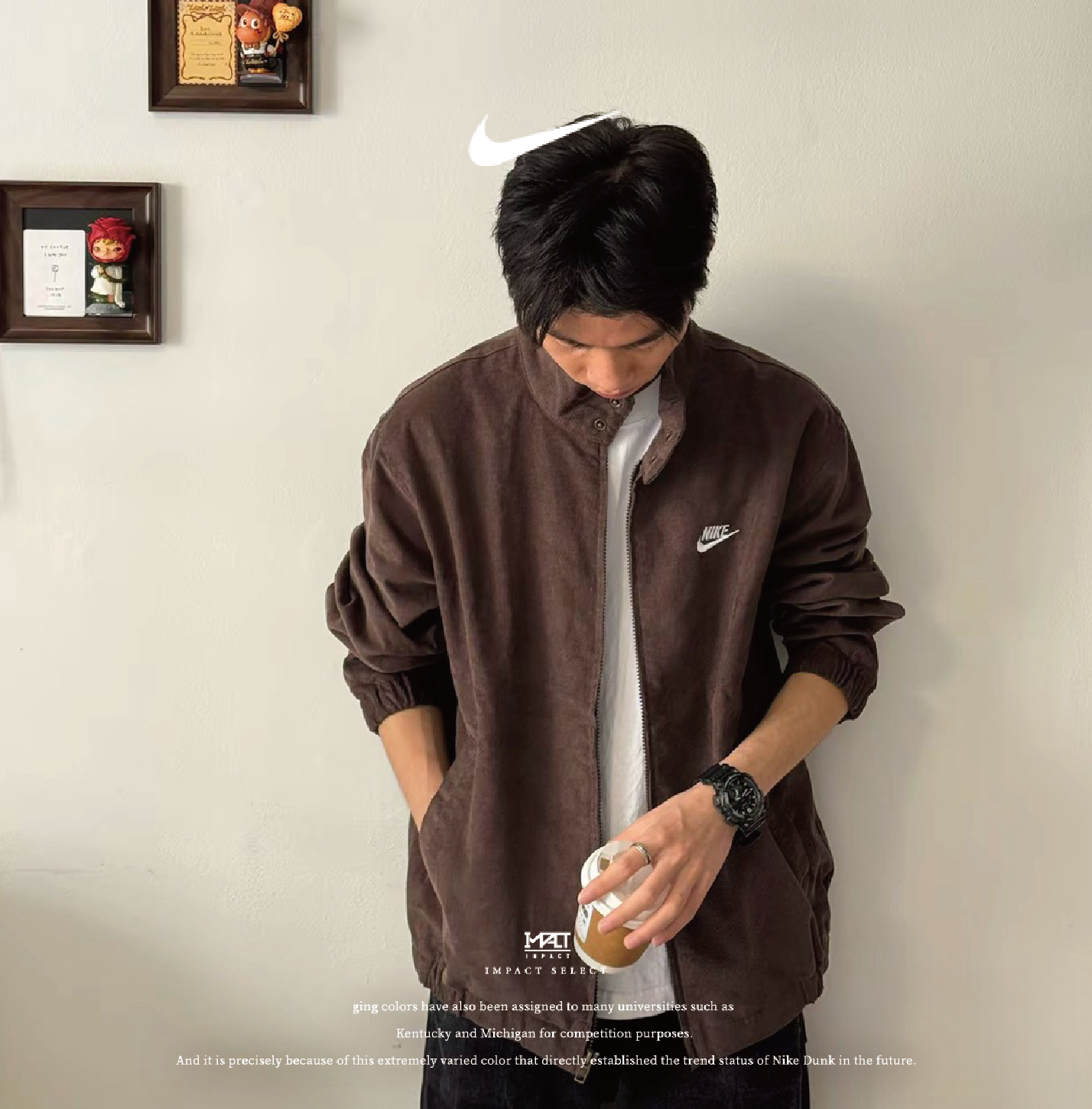 Nike Club 燈芯絨教練外套 夾克 海外限定 兩色 IR0105-237