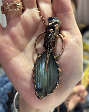 260219 - A15 錫焊工藝權杖拉長石頸鏈