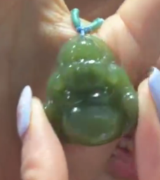 260219 - A36 湖水綠和田玉 彌羅佛公繩鏈