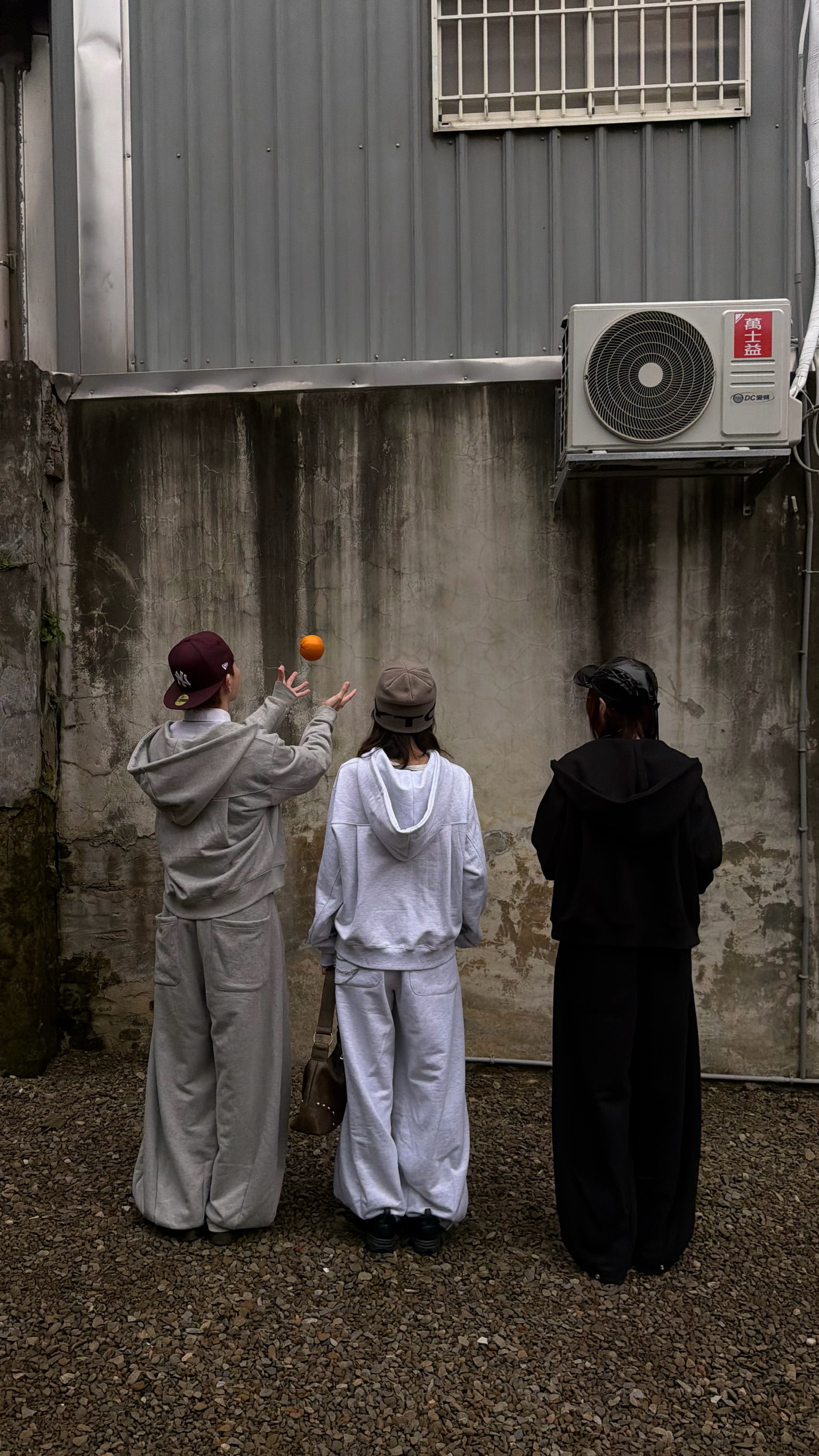 垂墜感棉褲（褲管可調）