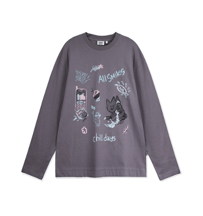 VP002 Wacky Willy Multi Graphic Long Sleeve