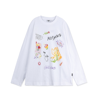 VP002 Wacky Willy Multi Graphic Long Sleeve