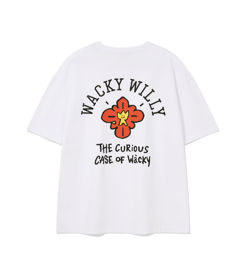 VP013 WACKY WILLY Flower Kiki short-sleeved T-shirt