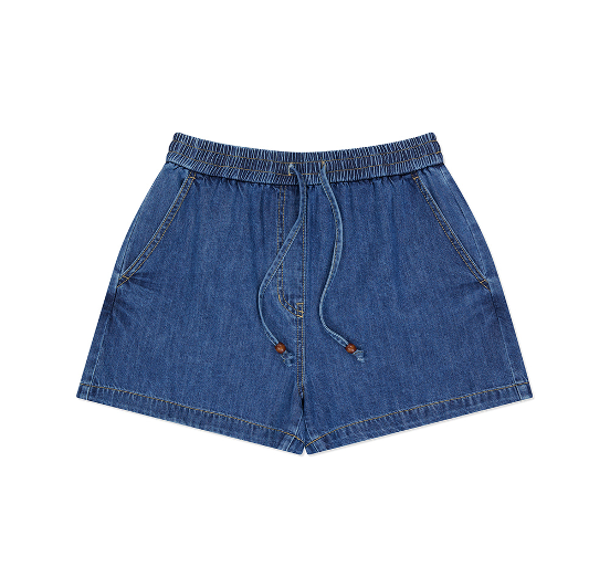 VP017 WACKY WILLY Women's Low-Ons Denim String Shorts