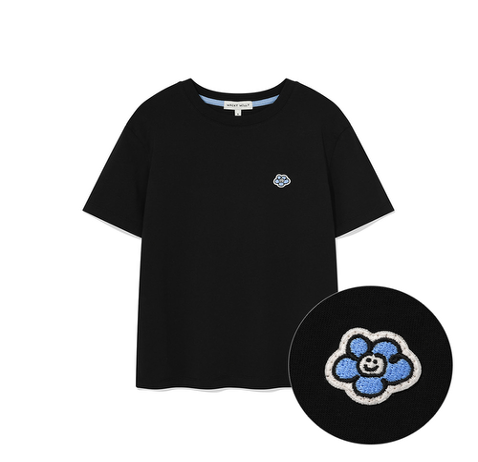 VP019 WACKY WILLY Women's Lily Wappen Short Sleeve T-Shirt