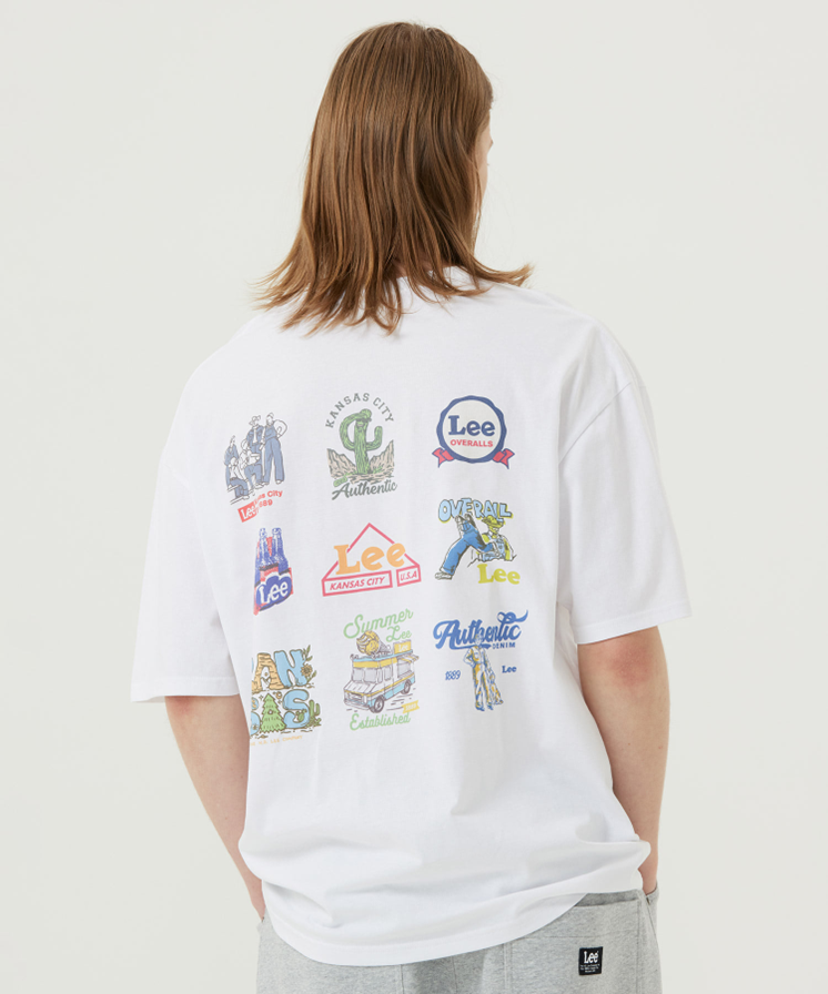 VP024 Lee Archive Graphic T-Shirt 白色