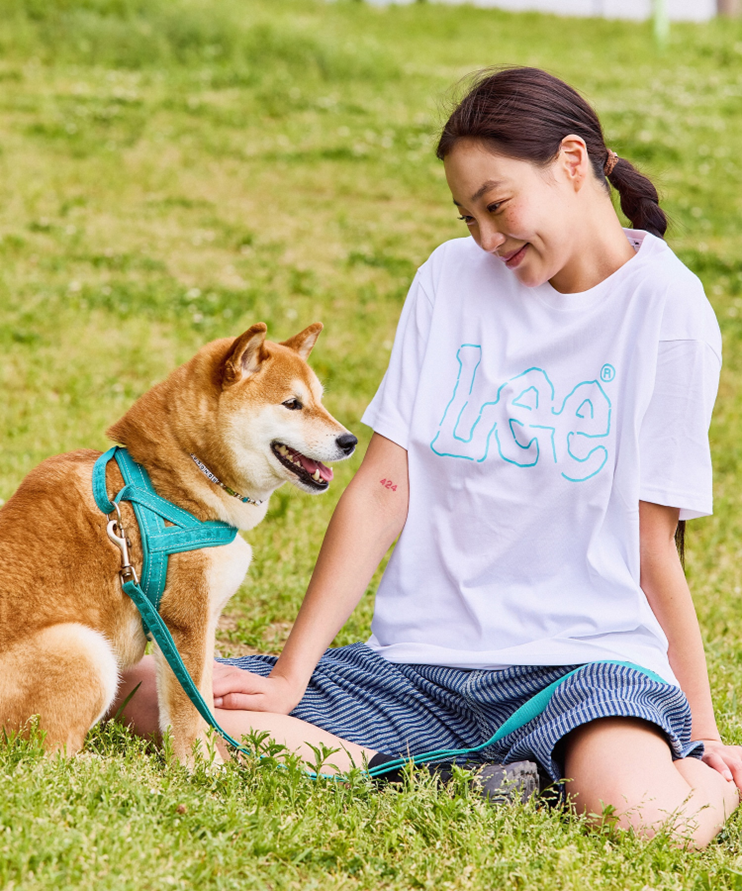 VP026 LEE Line Twitch Logo T-shirt 白色