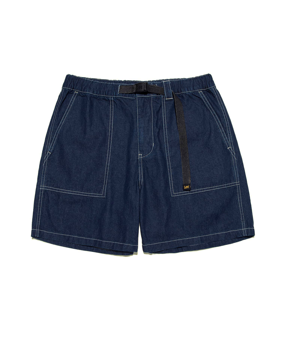 VP028 LEE Webbing Fatigue Denim Shorts 牛仔