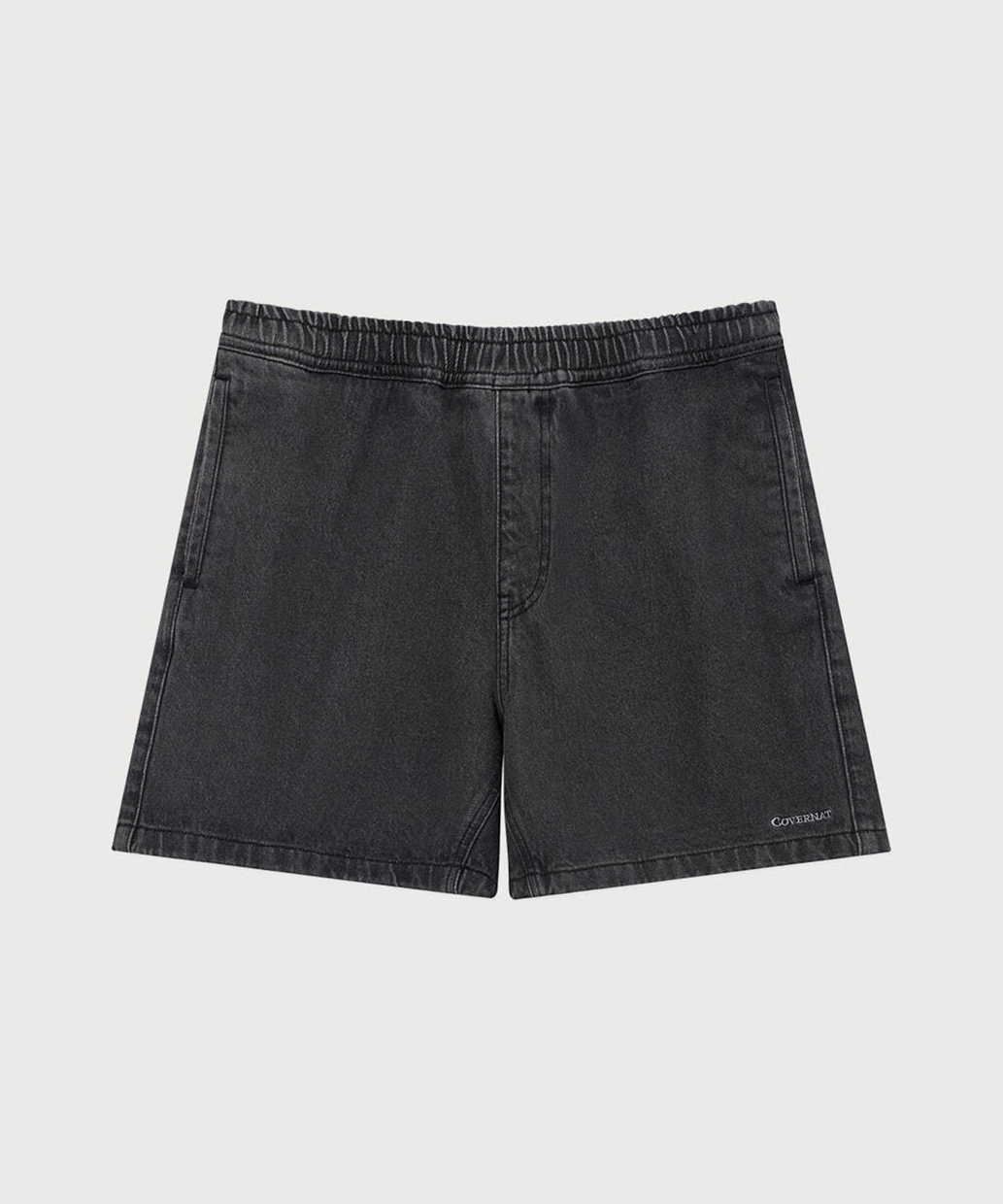 VP034 COVERNAT Regular short denim shorts