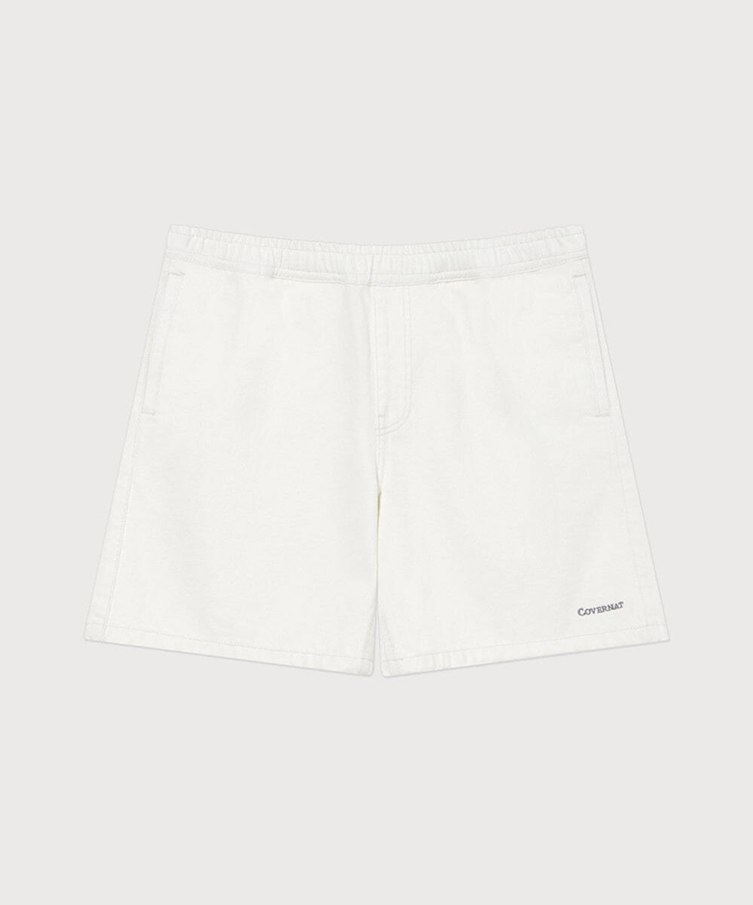 VP034 COVERNAT Regular short denim shorts