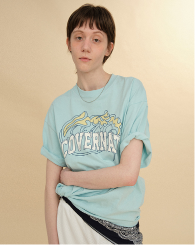 VP044 COVERNAT Wave Graphic T-Shirt