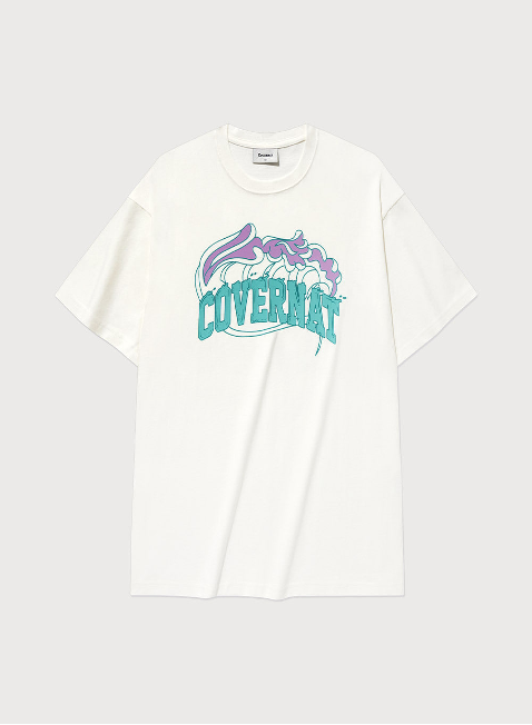 VP044 COVERNAT Wave Graphic T-Shirt