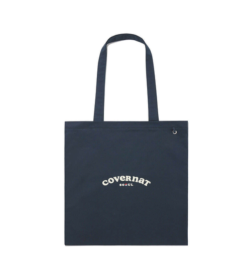 VP051 COVERNAT Clover Heart Cooper Logo Seoul Eco Bag SIZE(CM) 橫向:35.5，縱向:39.5，帶長:30